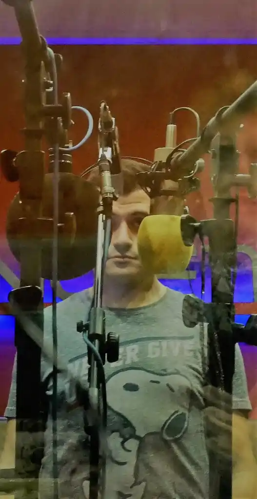 Simone Scrivani in Studio di registrazione